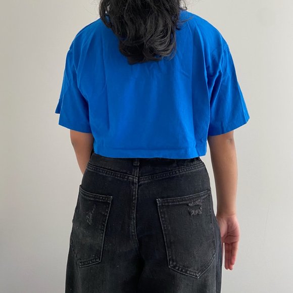 Topshop Cropped Polo Shirt - Picture 3 of 5